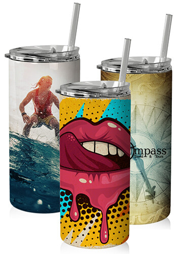 Bulk 16 oz Sublimation Skinny Tumbler