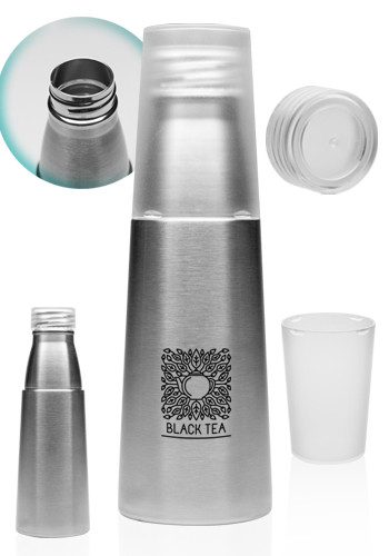 Stainless Steel Water Bottles with Cup