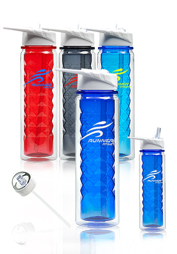 Water Bottles with Straw
