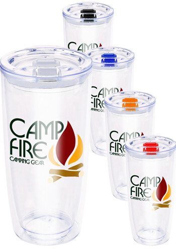 Custom 19 oz Everest Clarity Tumbler with Insert