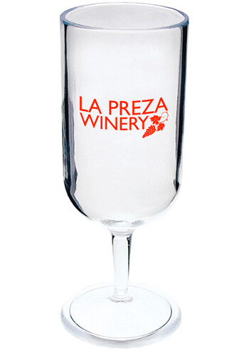 Personalized 2 oz. Acrylic Plastic Champagne Flutes
