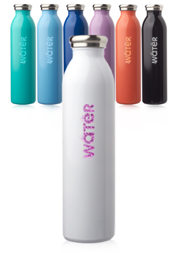 Customized 20 oz. Pop Color Stainless Steel Water Bottles