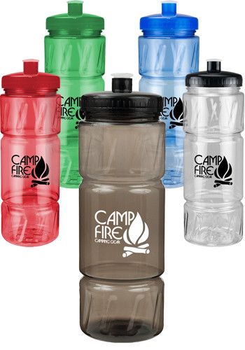 Custom 22 oz. Pulse Bottles with Low Profile Push Pull Lid