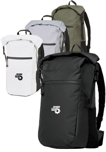Bulk 22L Ashbury Roll-Top Water Resistant Backpack