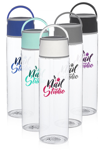 Personalized 23 oz. Chenab Plastic Water Bottles