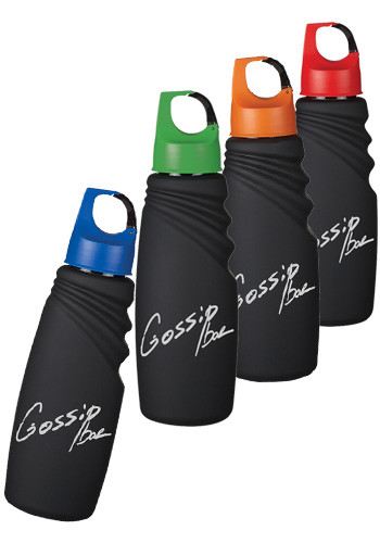 Personalized 24 oz. Matte Finish Crest Carabiner Sports Bottles
