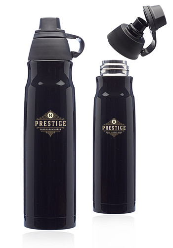 25 oz. Giza Stainless Steel Water Bottles with Plastic Lids | WB333