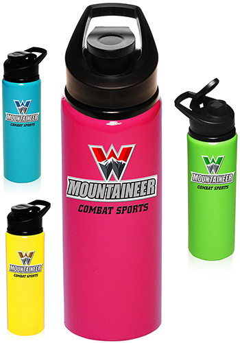 Aluminum Sports Bottle with Lid