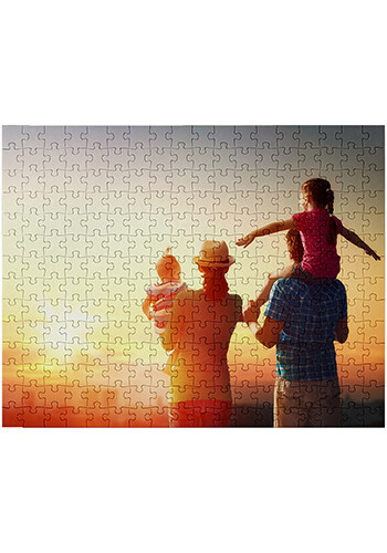 Customized 252 Piece Sublimation Photo Puzzle