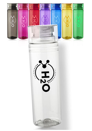Personalized 30 oz. Atlantic Cylindrical Plastic Water Bottles |