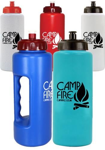 Personalized 32 oz. Grip Bottles with Push n Pull Cap