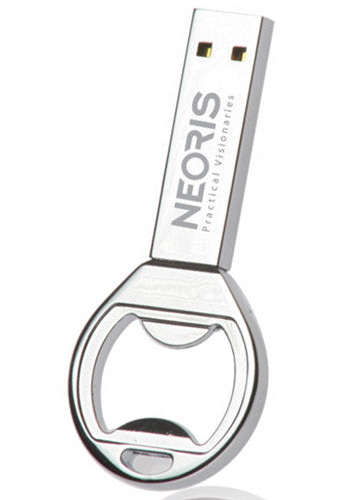 Promotional 32GB Metal Bottle Opener Flash Drives