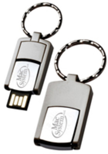 4GB Mini Swivel Metal Flash Drive Key Chains | USB0394GB