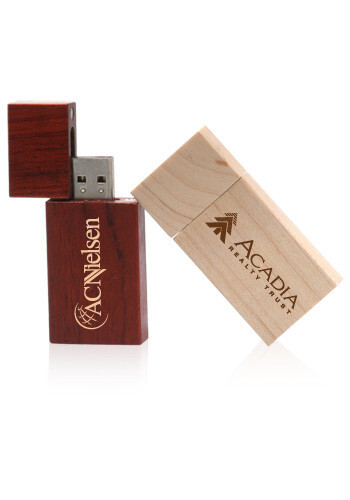 Rectangle Wood USB Flash Drives