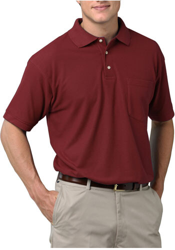 Embroidered Mens Polo Shirts with Pockets | BGEN7202 - DiscountMugs