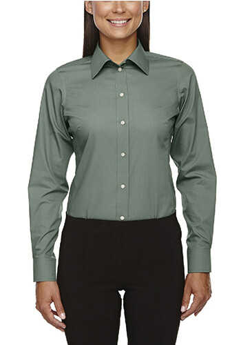Devon & Jones Discount Ladies' Crown Collection Solid Broadcloth Shirts | D620W