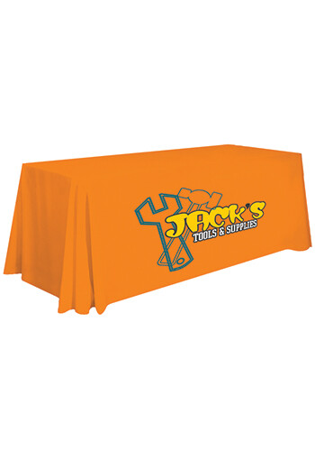 Custom 6 Ft LazerLine 4-Sided Front Only Printed Throw