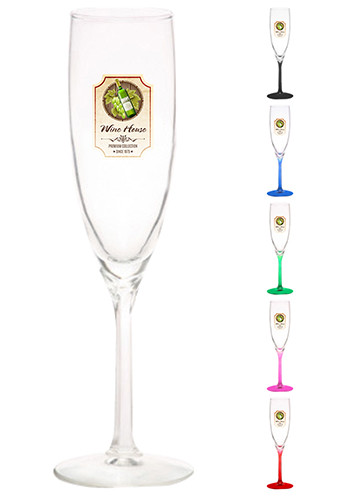 personalized wedding champagne flutes