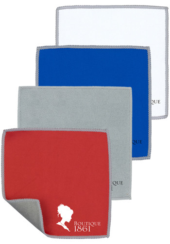 Promotional 6Wx 6H 2-in-1 Microfiber Cleaning Cloth and Towels