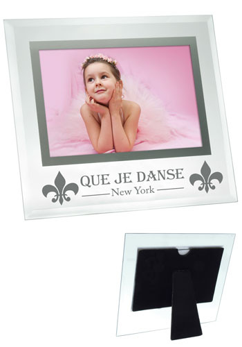 Personalized 6W x 4H inch Beveled Glass Frames