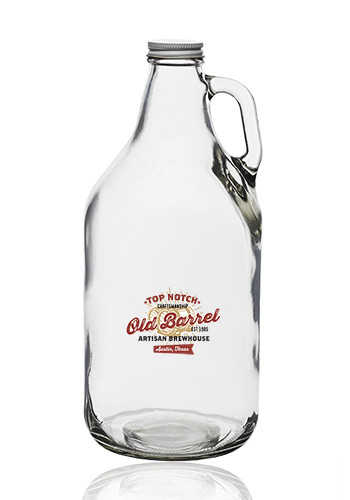 Clear Glass Beer Growlers