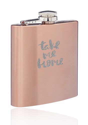 Personalized 6 oz. Sphynx Copper Coated Flasks