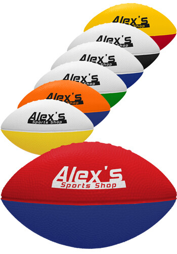 Personalized 7 Inch Two-Toned Foam Football