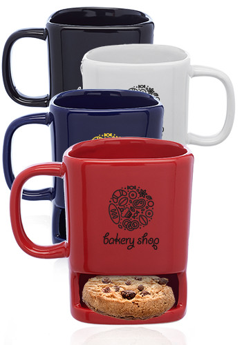 7 oz. Poppy Cookie Holder Custom Mugs | CM8009