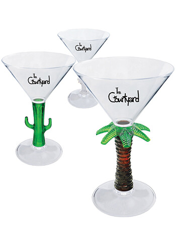 Personalized 7 oz. Novelty Stem Plastic Martini Glasses | HWM7N ...