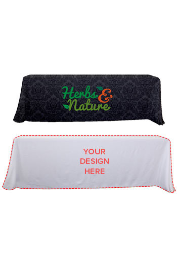 Personalized 8 ft. Dye-Sublimated Standard Table Throws