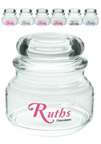 Customized 8 oz. ARC Elevation Glass Candy Jars