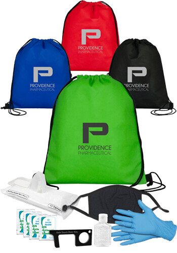 Bulk 9 Pcs Easy Carry Backpacks Safety Kit