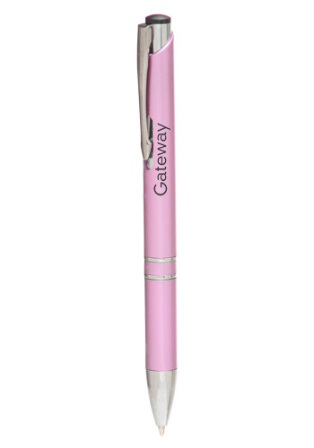 Matte Barrel Continental Pink Ballpoint Pens | BP9073