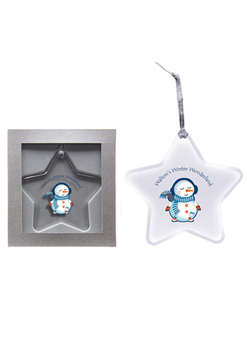 Personalized Star Acrylic Ornaments