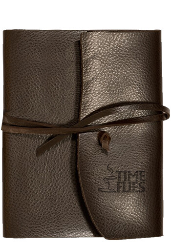 Personalized Americana Leather-Wrapped Bound Journals