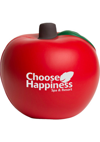 Personalized Red Apple Stress Balls
