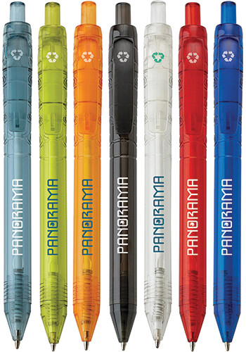 Promotional Aqua Ballpoint Recycled Pen