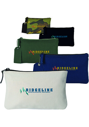 Promotional Avery Cotton Zippered Pouch