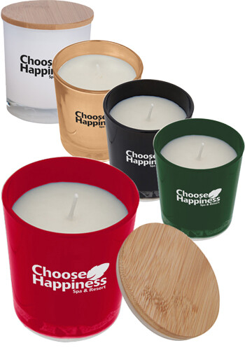 Promotional Bamboo Soy Candle