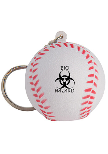 Wholesale Baseball Stress Ball Keyrings