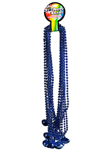 Beaded Necklace with Football Pendants | WCJLR3