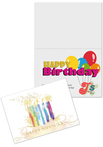 Promotional Best Day Ever Birthday Cards