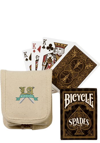 Customized Bicycle® You're The Real Deal Spades Game Gift Set