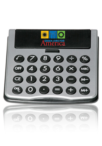 Black Automatic Flip Top Desktop Calculators