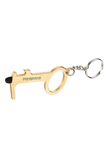 Personalized Brass Door Opener With Bottle Opener And Styluses
