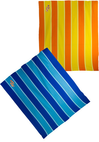 Custom Cabana Stripe Microfiber Beach Towels