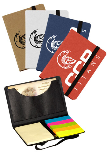 Personalized Cardboard Business Card Sticky Note Packs