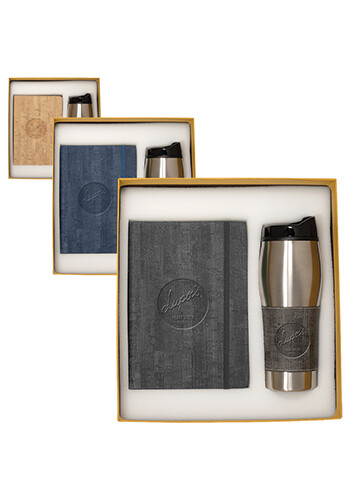 Promotional Casablanca Journals & Stainless Steel Tumblers Gift Sets