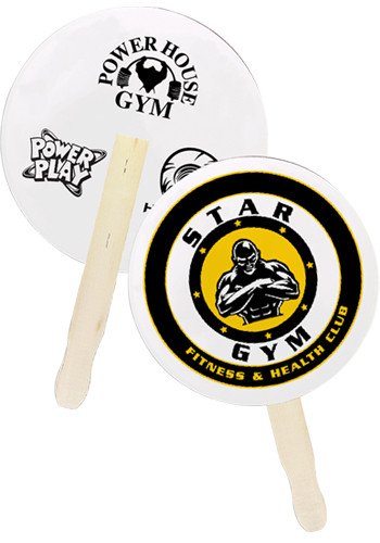 Promotional Circle Shaped Hand Fans