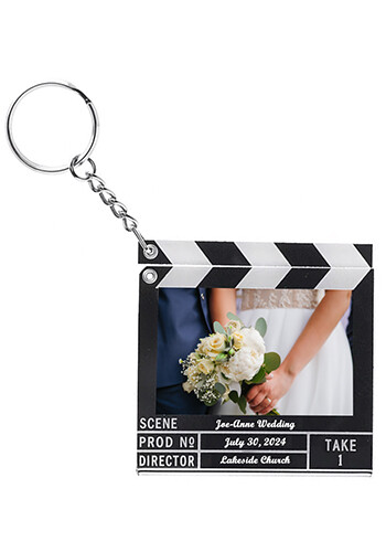 Bulk Clapboard Slip-In Photo Keytag